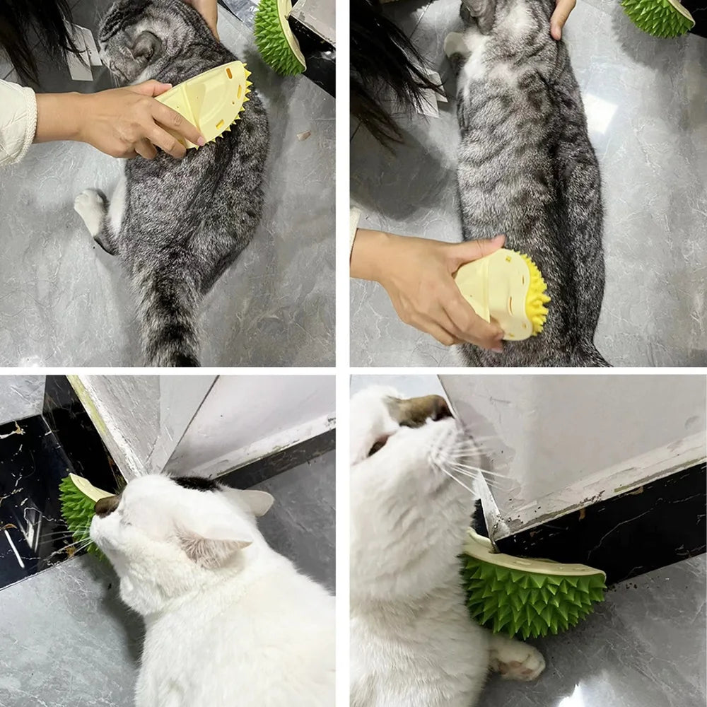 2-in-1 Cat Scratcher & Massager