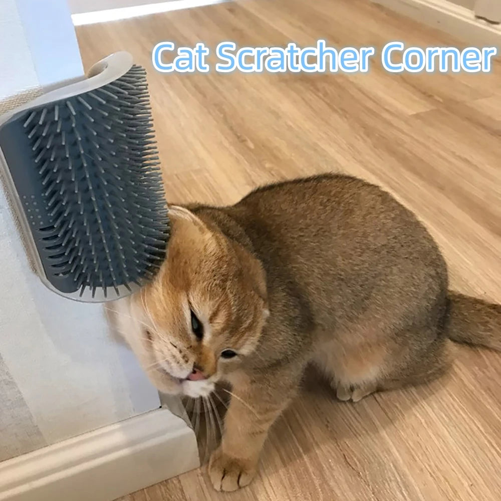 2-in-1 Cat Scratcher & Massager