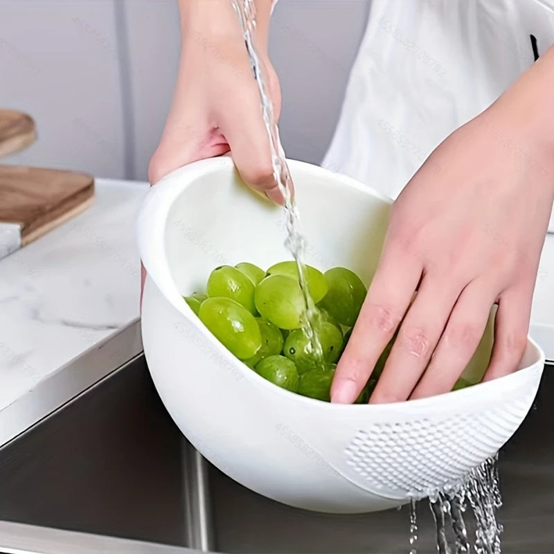 Multi-Purpose Rice & Vegetable Drain Basket