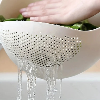 Multi-Purpose Rice & Vegetable Drain Basket