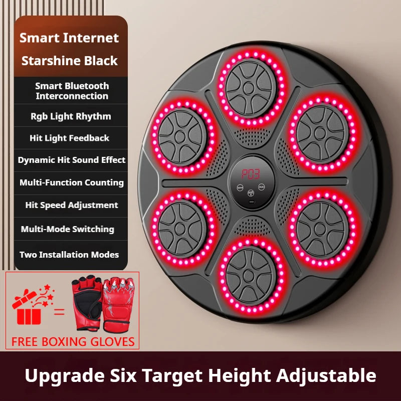 Smart Bluetooth Music Boxing Trainer