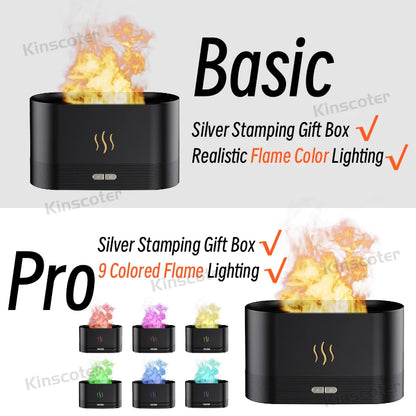 Ultrasonic Flame Aroma Diffuser & Air Humidifier